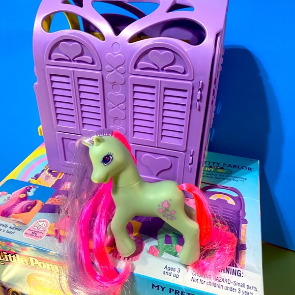 MY LITTLE PONY G2 VTG 90s MY PRETTY PARLOR SET HAIRSTYLING & FASHION… - Picture 11 of 16